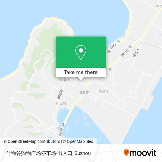 什物谷购物广场停车场-出入口 map