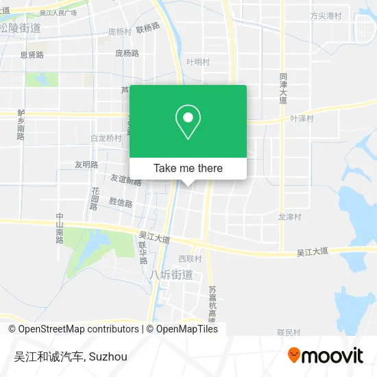 吴江和诚汽车 map