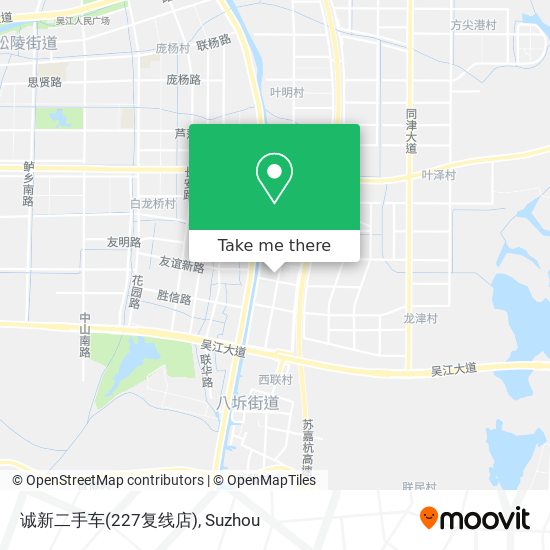 诚新二手车(227复线店) map