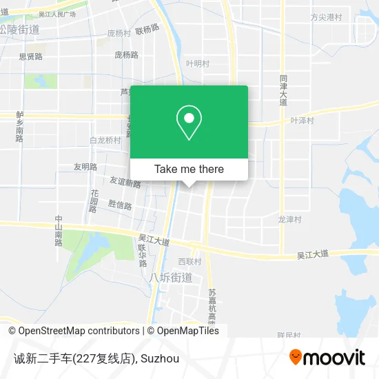 诚新二手车(227复线店) map