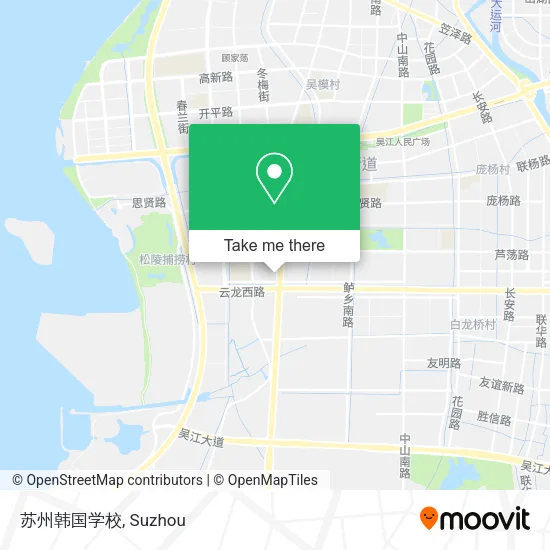 苏州韩国学校 map