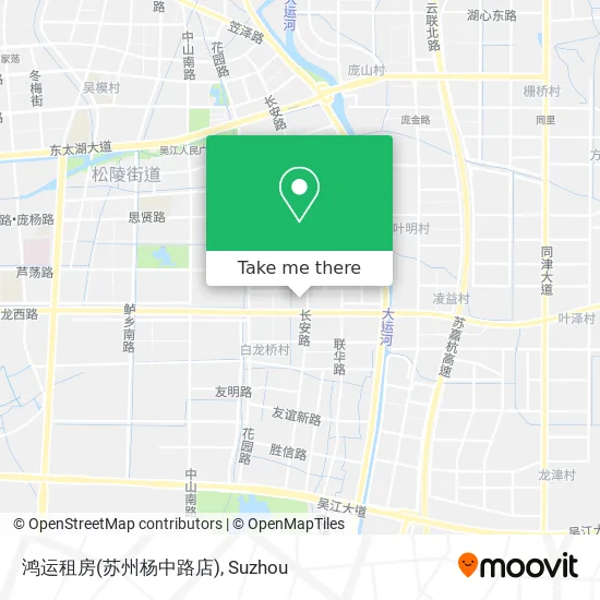 鸿运租房(苏州杨中路店) map
