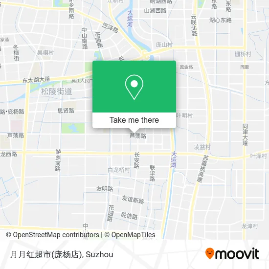 月月红超市(庞杨店) map