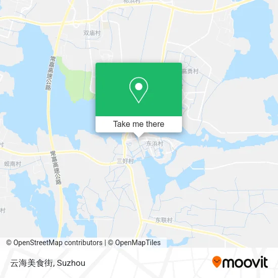 云海美食街 map