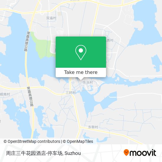 周庄三牛花园酒店-停车场 map