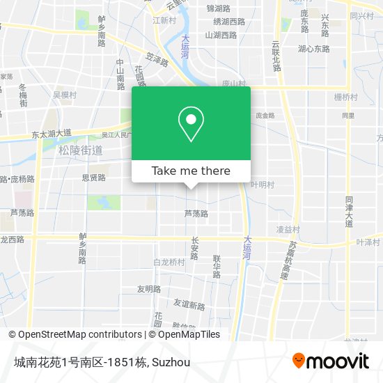 城南花苑1号南区-1851栋 map
