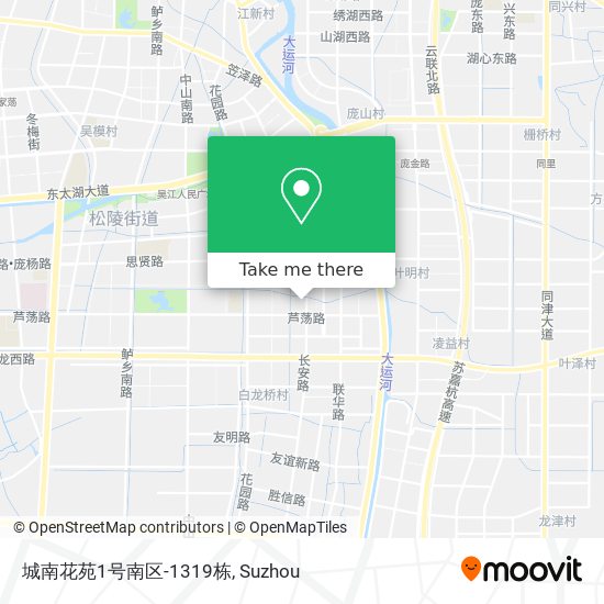 城南花苑1号南区-1319栋 map