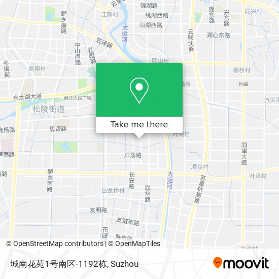 城南花苑1号南区-1192栋 map