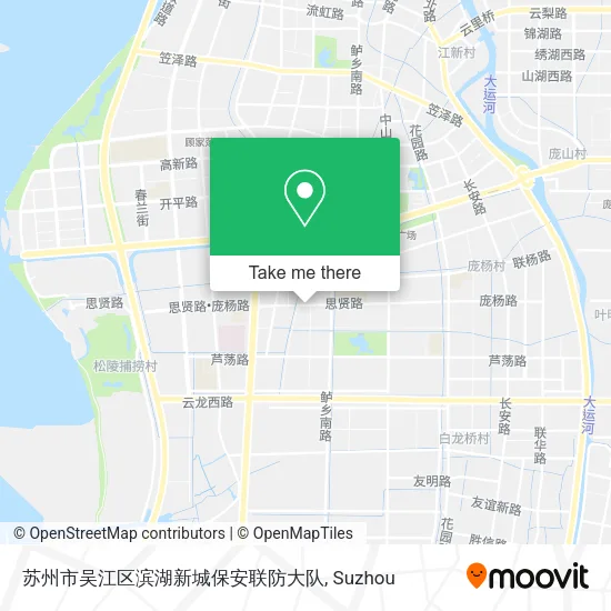 苏州市吴江区滨湖新城保安联防大队 map