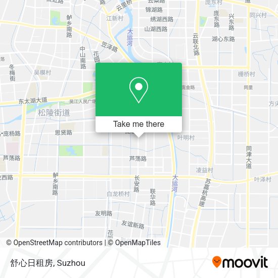 舒心日租房 map