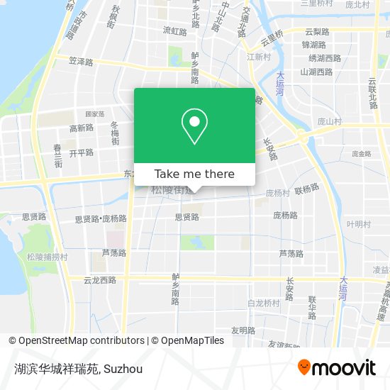 湖滨华城祥瑞苑 map