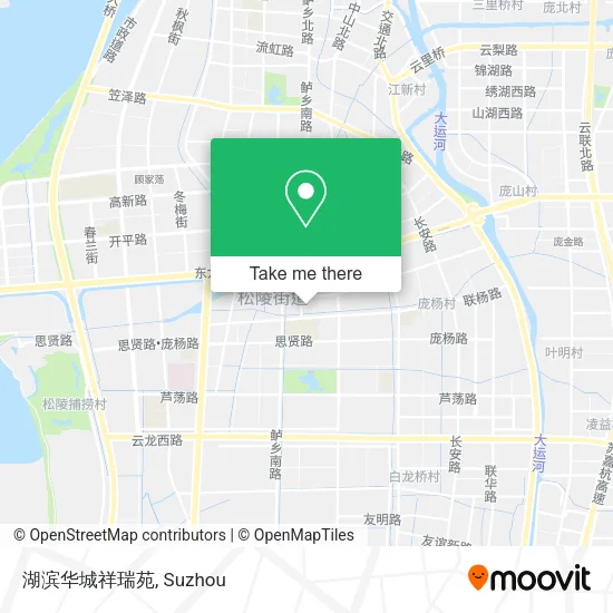 湖滨华城祥瑞苑 map
