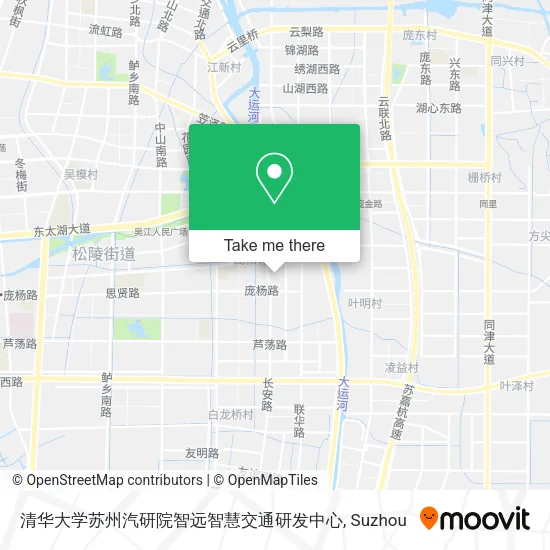 清华大学苏州汽研院智远智慧交通研发中心 map