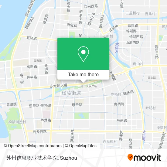 苏州信息职业技术学院 map