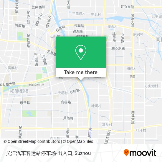 吴江汽车客运站停车场-出入口 map