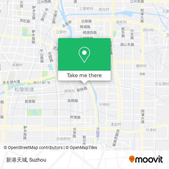 新港天城 map