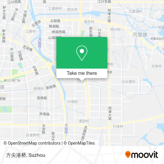 方尖港桥 map