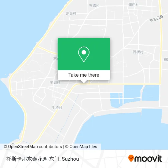 托斯卡那东泰花园-东门 map