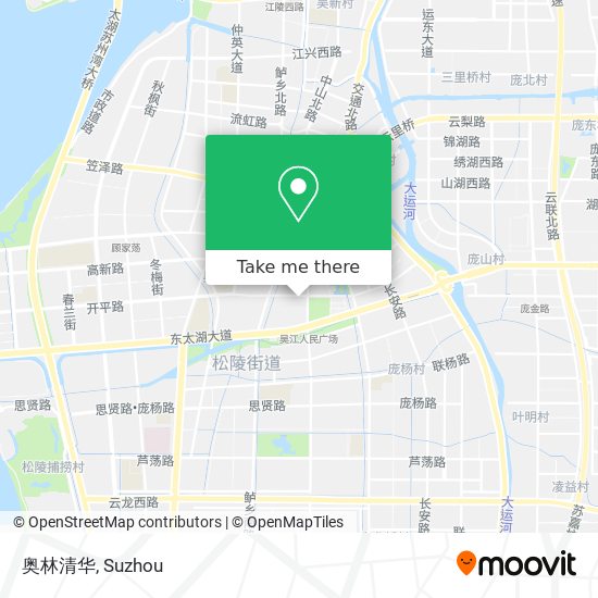 奥林清华 map