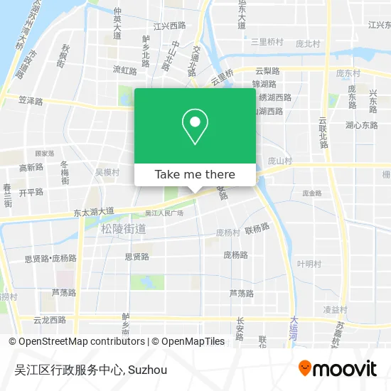 吴江区行政服务中心 map