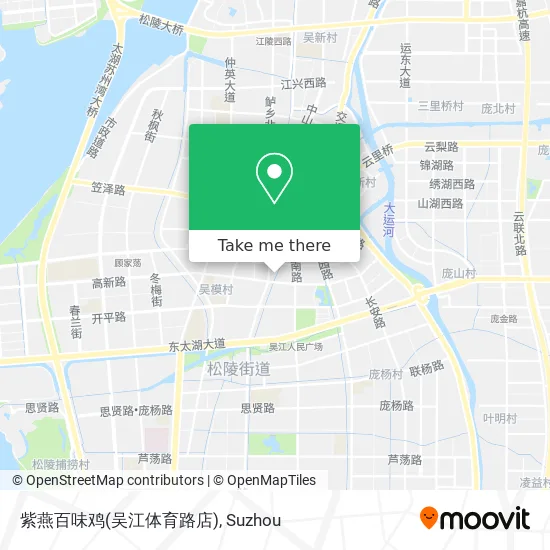 紫燕百味鸡(吴江体育路店) map