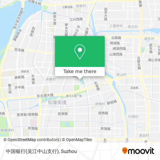 中国银行(吴江中山支行) map