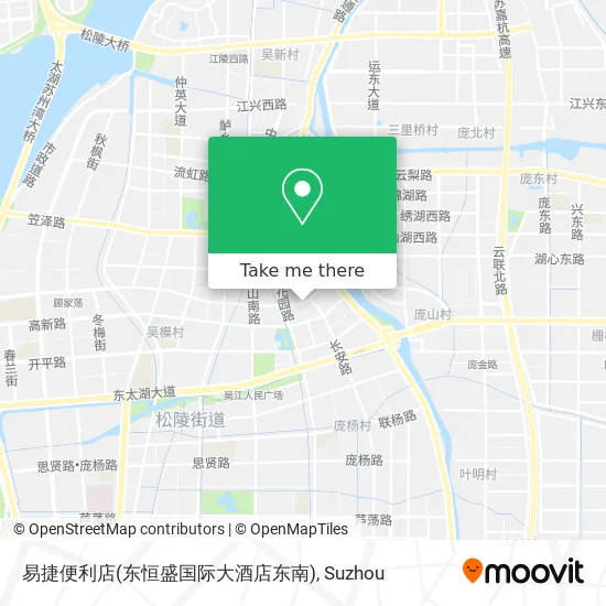 易捷便利店(东恒盛国际大酒店东南) map