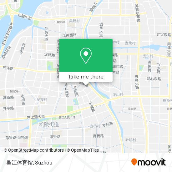 吴江体育馆 map