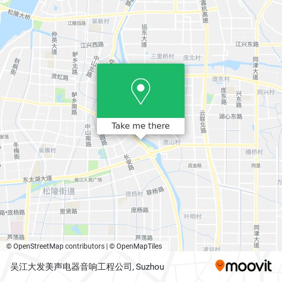 吴江大发美声电器音响工程公司 map
