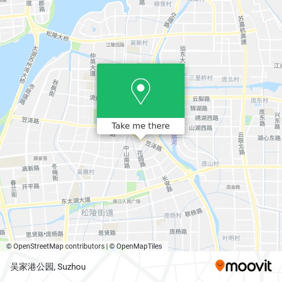 吴家港公园 map