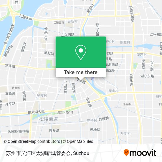 苏州市吴江区太湖新城管委会 map