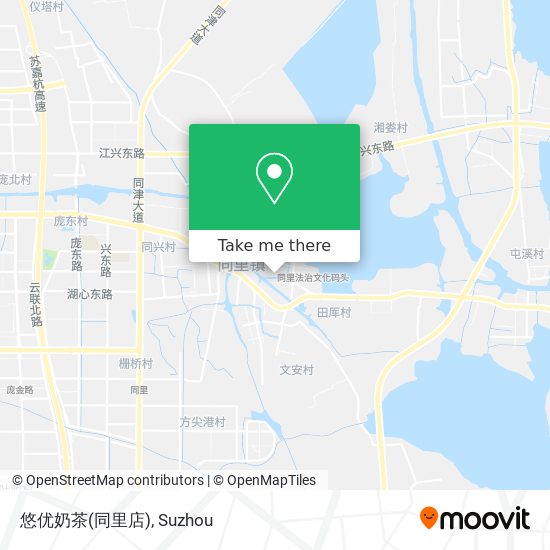 悠优奶茶(同里店) map