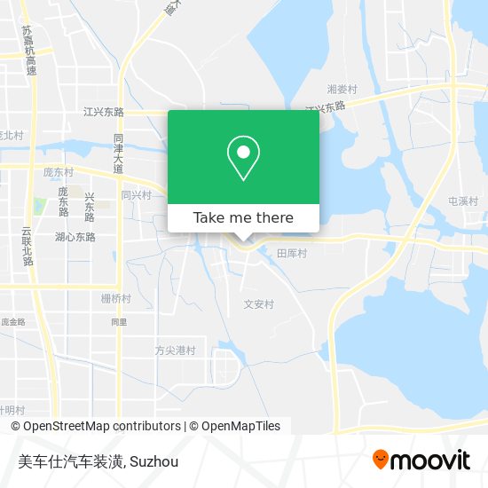 美车仕汽车装潢 map