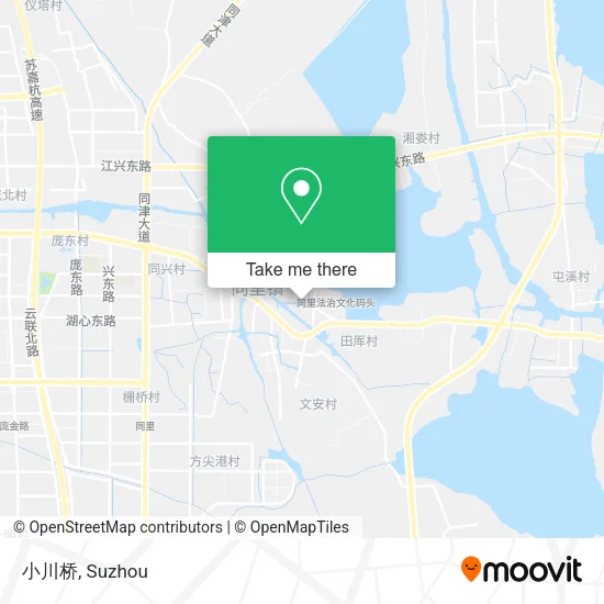 小川桥 map
