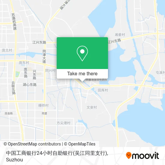 中国工商银行24小时自助银行(吴江同里支行) map