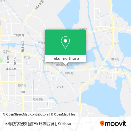 华润万家便利超市(环湖西路) map