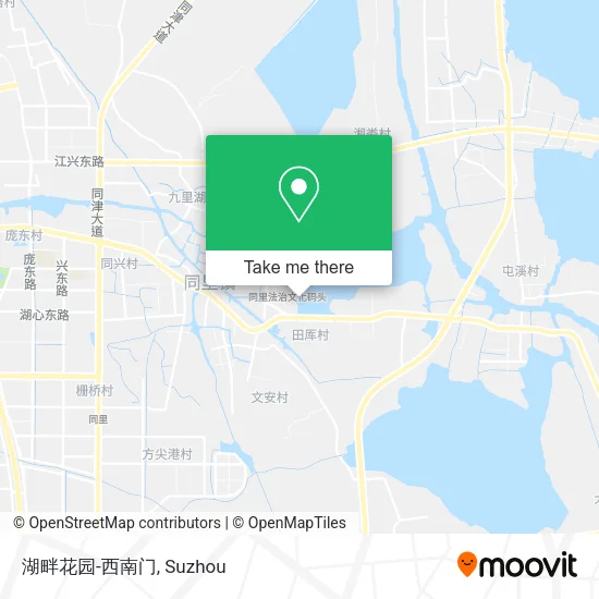 湖畔花园-西南门 map