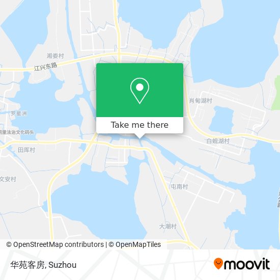 华苑客房 map
