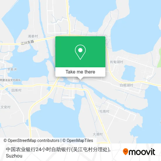 中国农业银行24小时自助银行(吴江屯村分理处) map