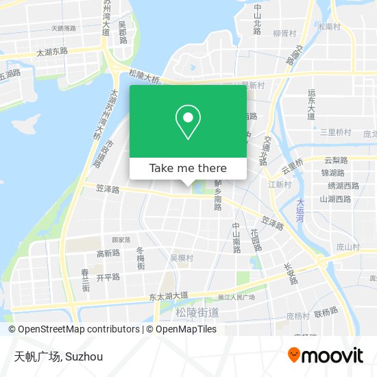 天帆广场 map