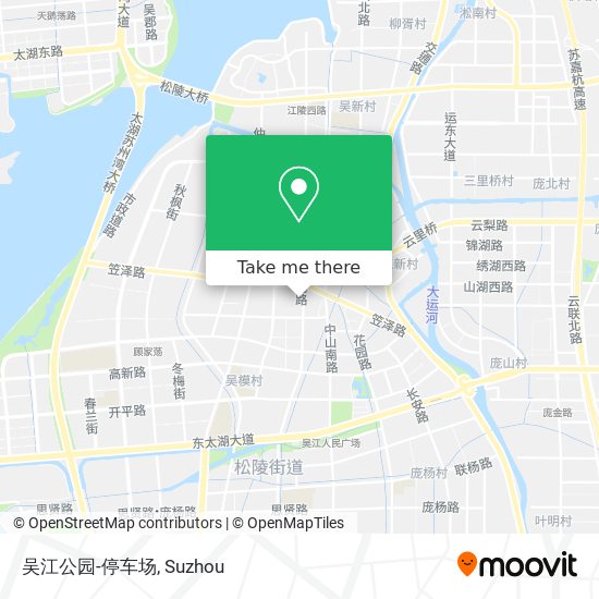 吴江公园-停车场 map