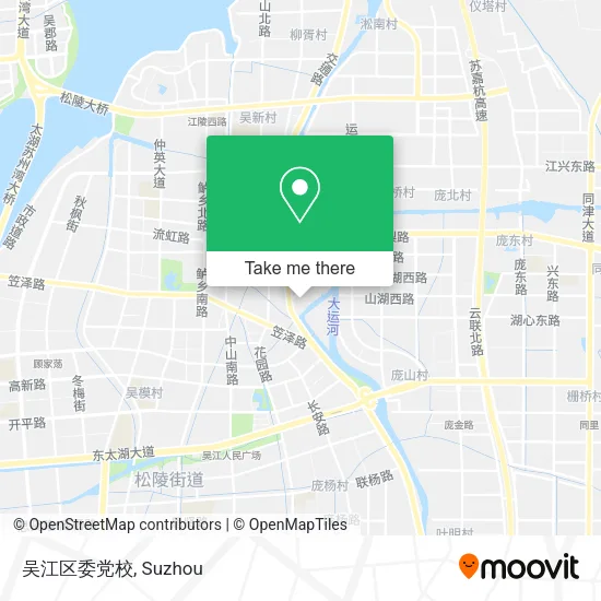 吴江区委党校 map