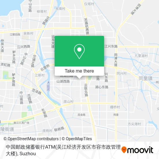 中国邮政储蓄银行ATM(吴江经济开发区市容市政管理大楼) map