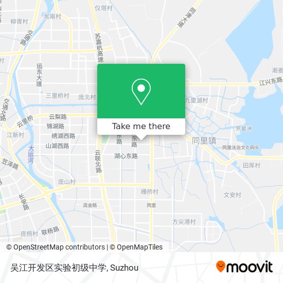 吴江开发区实验初级中学 map