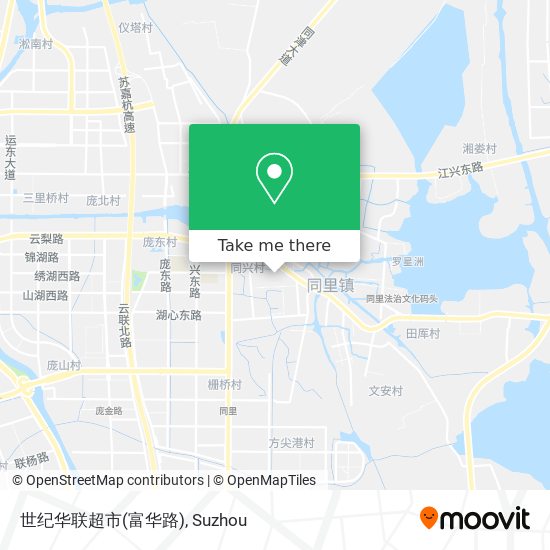 世纪华联超市(富华路) map