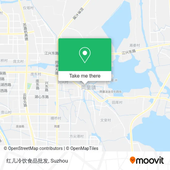 红儿冷饮食品批发 map