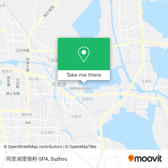 同里湖度假村-SPA map