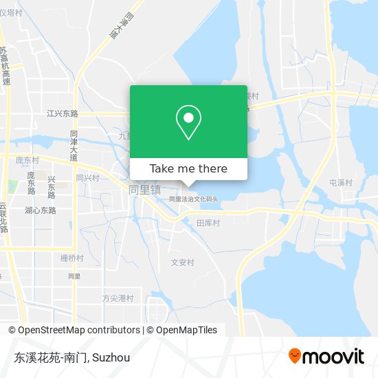 东溪花苑-南门 map