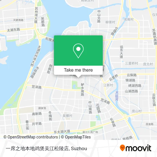 一席之地本地鸡煲吴江松陵店 map