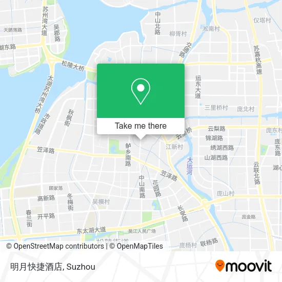 明月快捷酒店 map